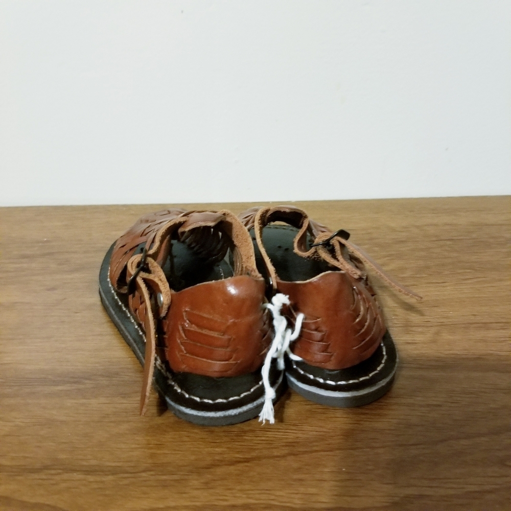 D'Santy Brown Toddler Huaraches 6in US Kids 8.5 - Picture 4 of 5